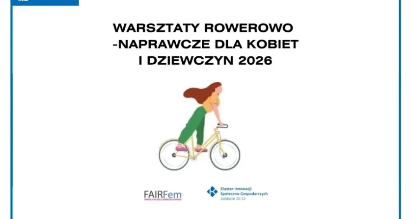 Bezpłatne warsztaty naprawy i serwisu rowerowego dla kobiet