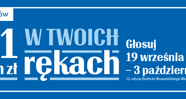 Głosuj w Budżecie Obywatelskim Miasta Krakowa!