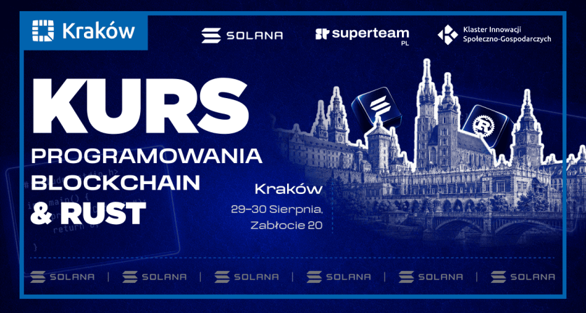 Darmowy kurs programowania Blockchain i Rust w Krakowie – 2. edycja!