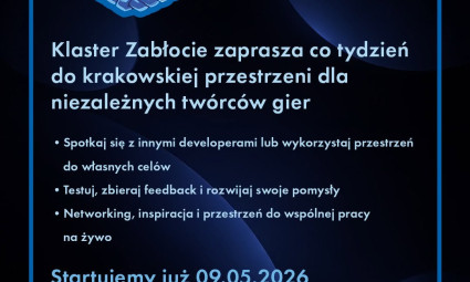 Krakow GameDev Coworking – cykl spotkań dla twórców gier w Klastrze Zabłocie